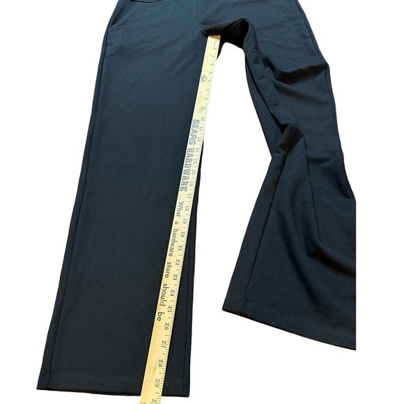 SAINT SOFIA Black Wide Leg Comfort Waist Pants‎ Women's Size 8 EUC - Picture 4 of 8
